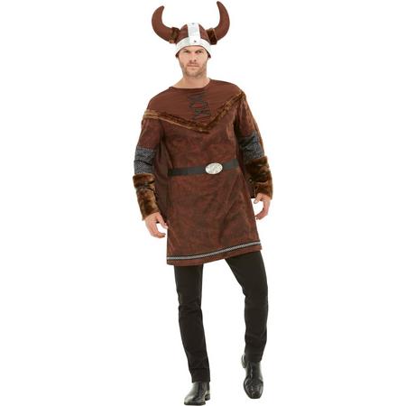 Piraat & Viking Kostuum | Stoere Noorman Krijger Kostuum | Large | Carnaval kostuum | Verkleedkleding